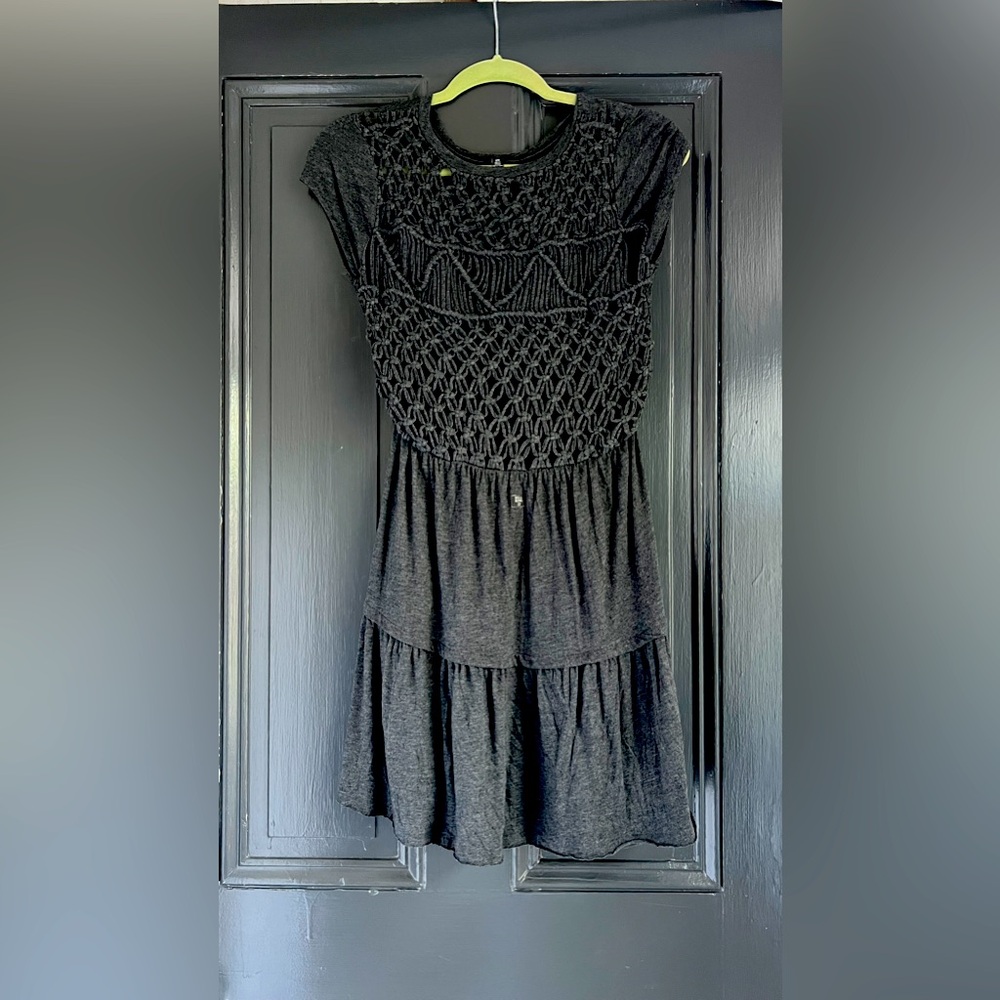 Billabong baby doll dress with macrame back S